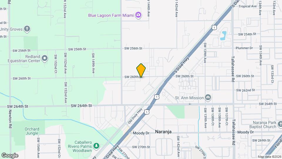 26053 SW 145th Ave Map and Location Details