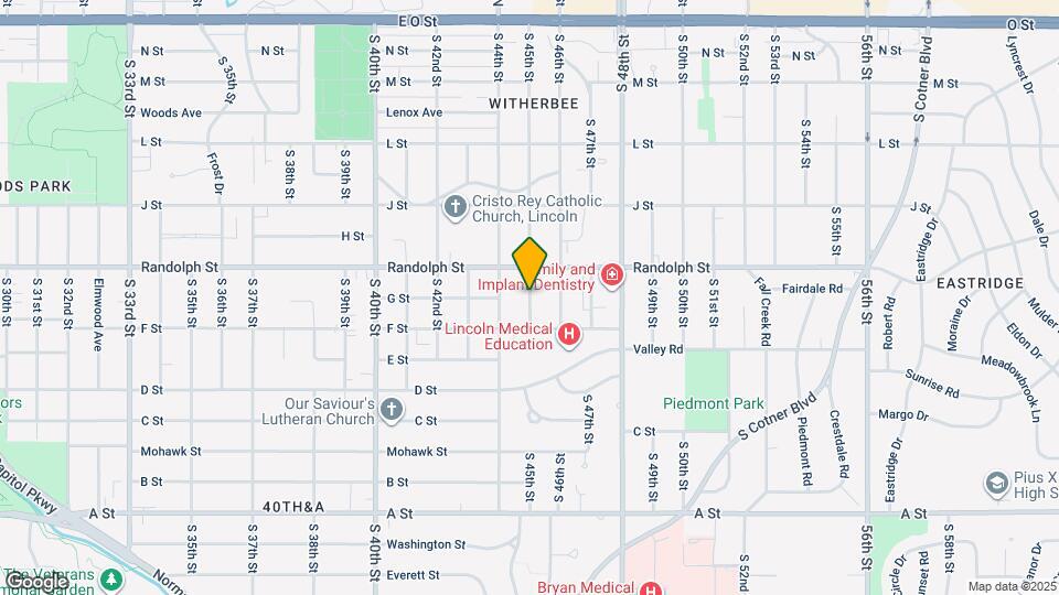866 S 45th St Map and Location Details