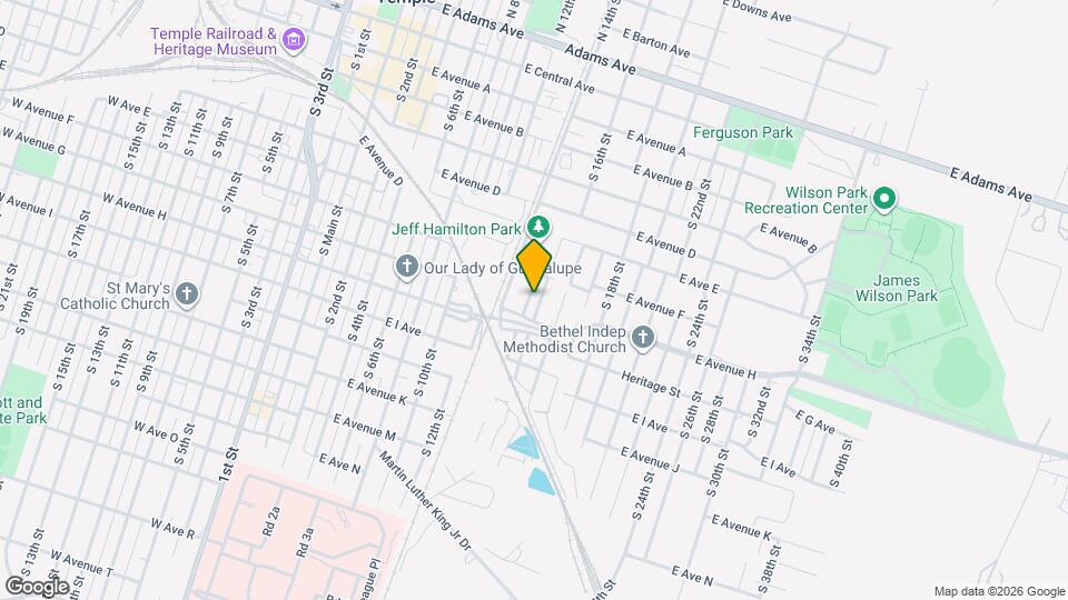 706 S 16th St Map and Location Details