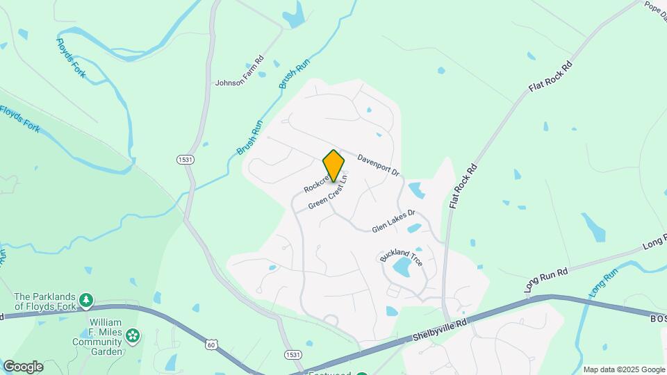 17038 Green Crest Ln Map and Location Details