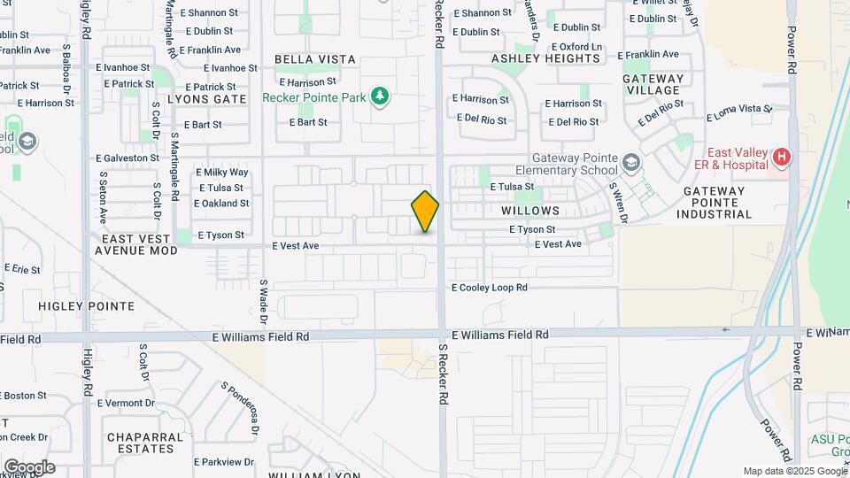 3960 E Vest Ave Map and Location Details
