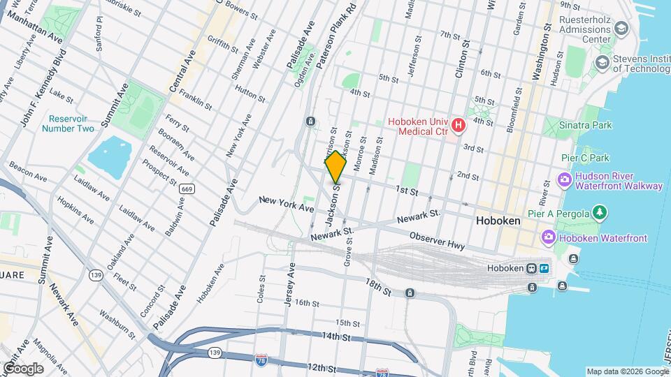 82 Jackson St Map and Location Details