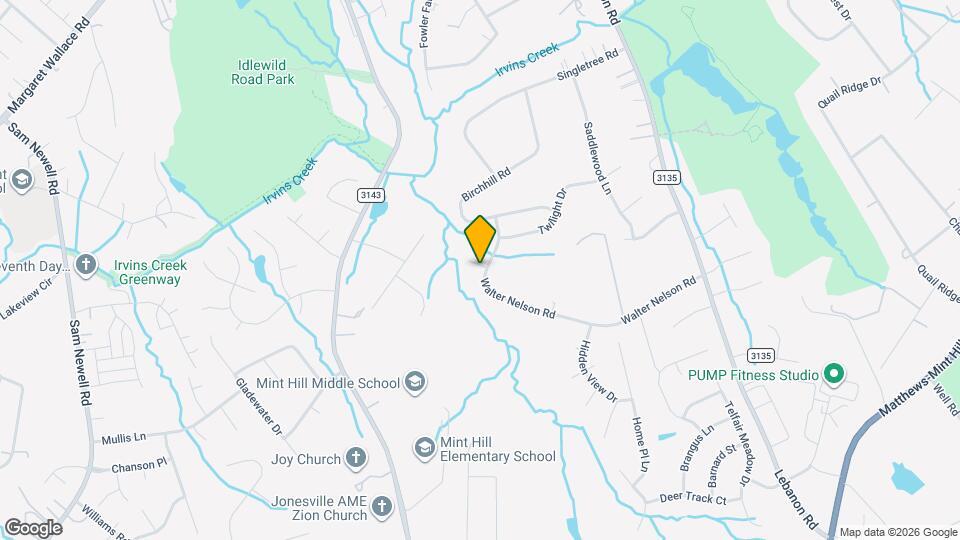 3606 Walter Nelson Rd Map and Location Details
