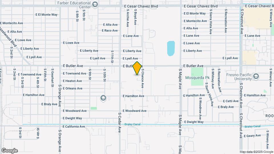 1554 S Chance Ave Map and Location Details
