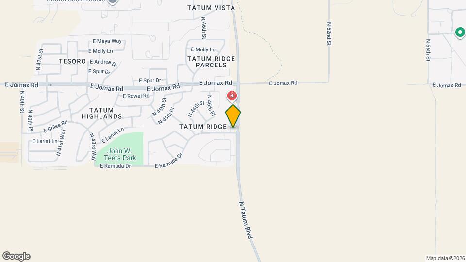 26201 North 47th Pl Map and Location Details