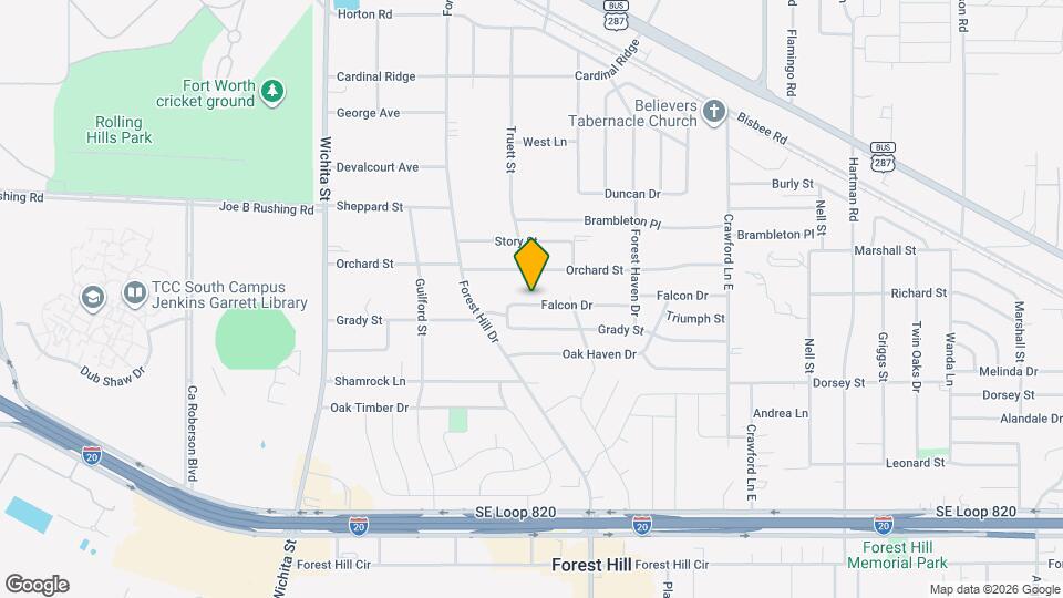 3429 Falcon Dr Map and Location Details