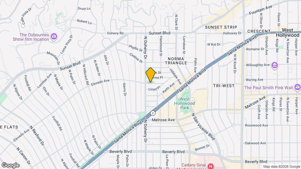 9052 Elevado Ave Map and Location Details