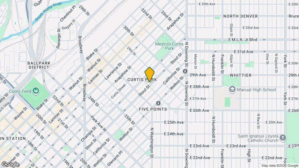 2805 Stout St Mapa y Detalles de la Ubicación