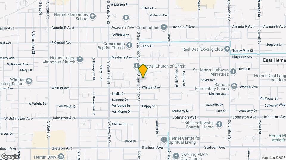 26430 S San Jacinto St Map and Location Details