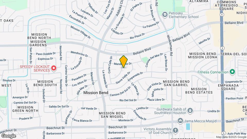 15515 Mira Monte Dr Map and Location Details