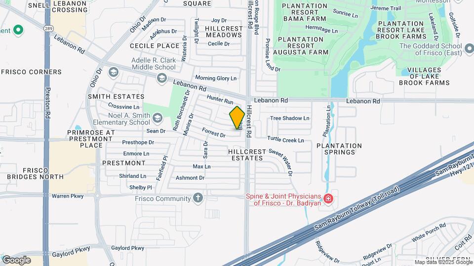 10408 Forrest Dr Map and Location Details