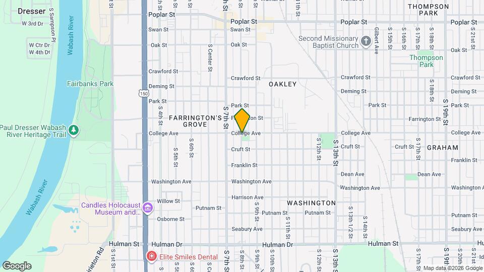 1000 S 8th St Map and Location Details