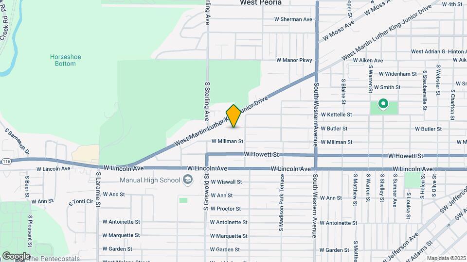 2318 W Butler St Map and Location Details