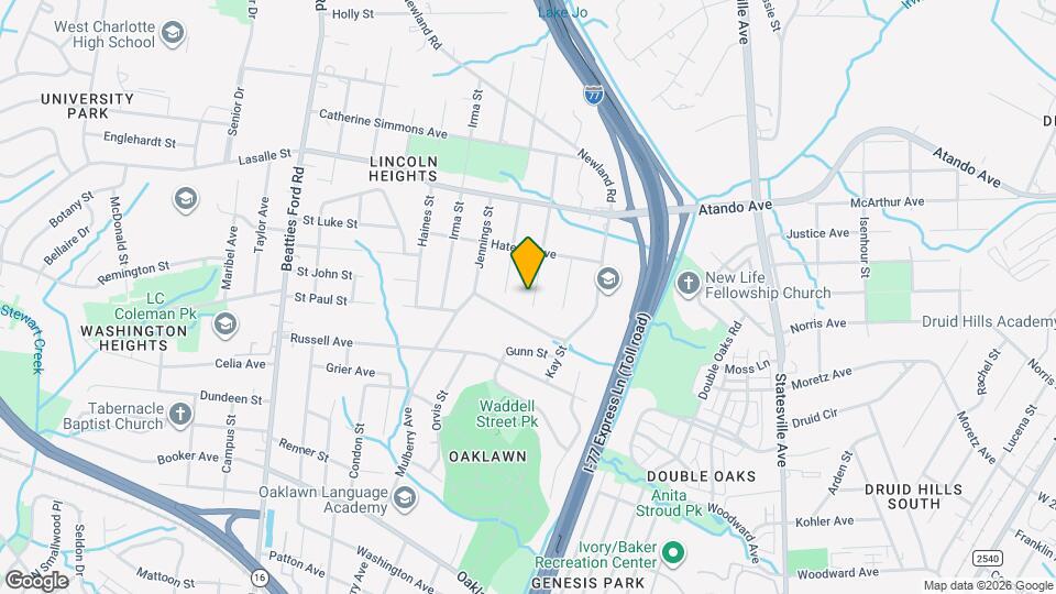 1807 Erie St Map and Location Details