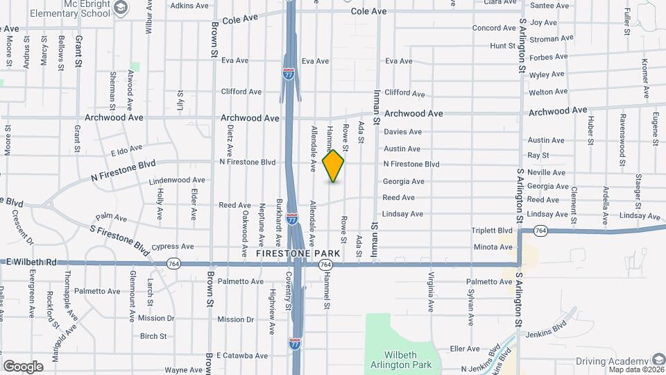 1257 Hammel St Map and Location Details