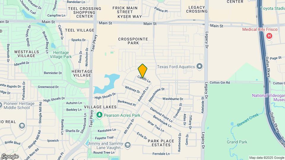 3611 Caruth Ln Map and Location Details