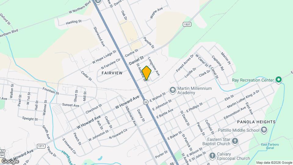 1611 St Andrew St Map and Location Details