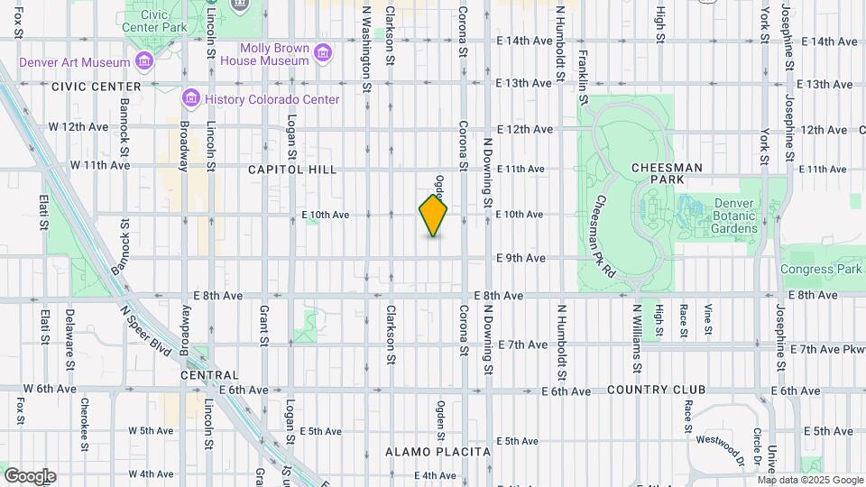 937-939 Ogden St Map and Location Details