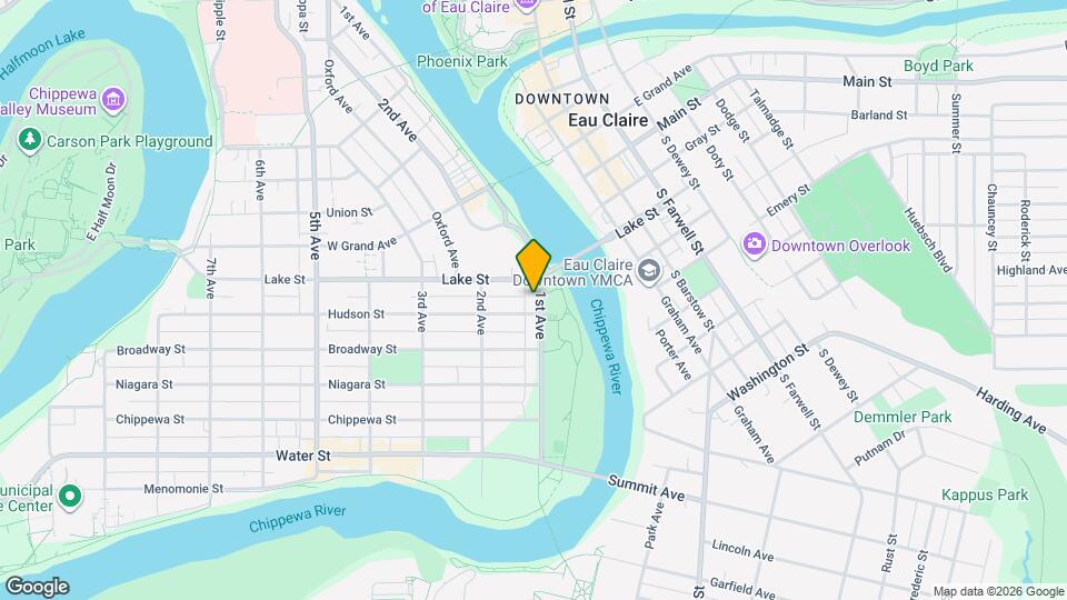 610 1st Ave Map and Location Details