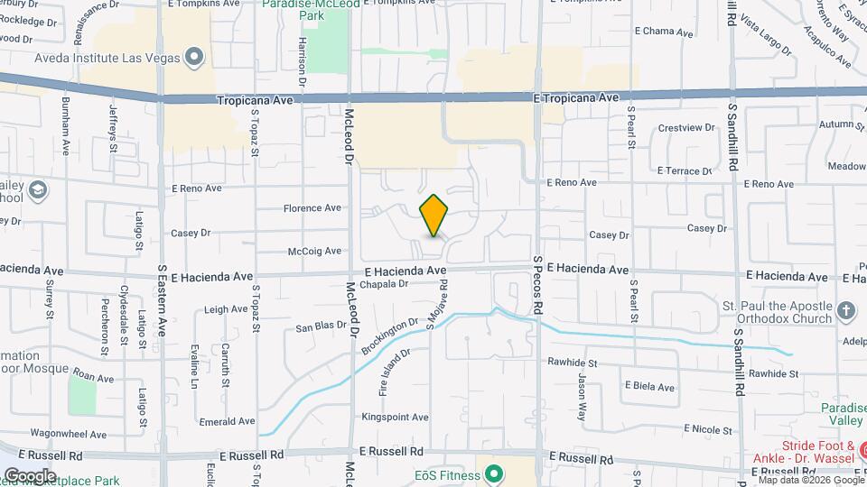 5261 Caspian Springs Dr Map and Location Details