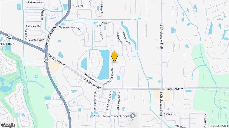 2521 Rio Pinar Lakes Blvd Mapa y Detalles de la Ubicación