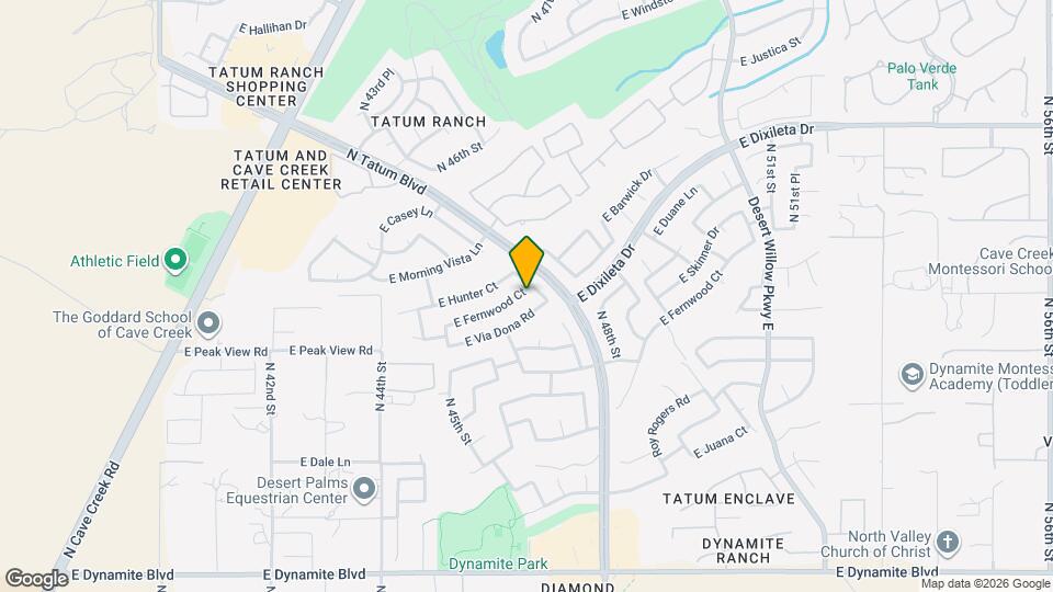 4637 E Fernwood Ct Map and Location Details