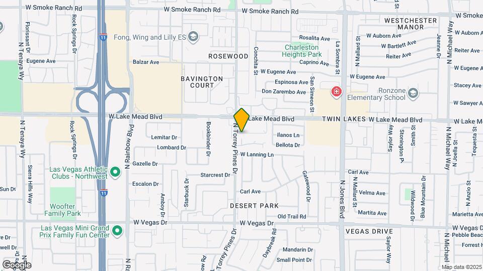 6383 Blue Twilight Ct Map and Location Details