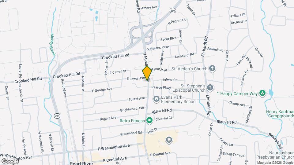 229 N Middletown Rd Map and Location Details