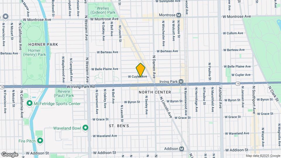 2053 W Cuyler Ave Mapa y Detalles de la Ubicación
