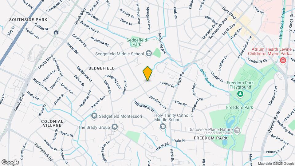823 Sedgefield Rd Map and Location Details