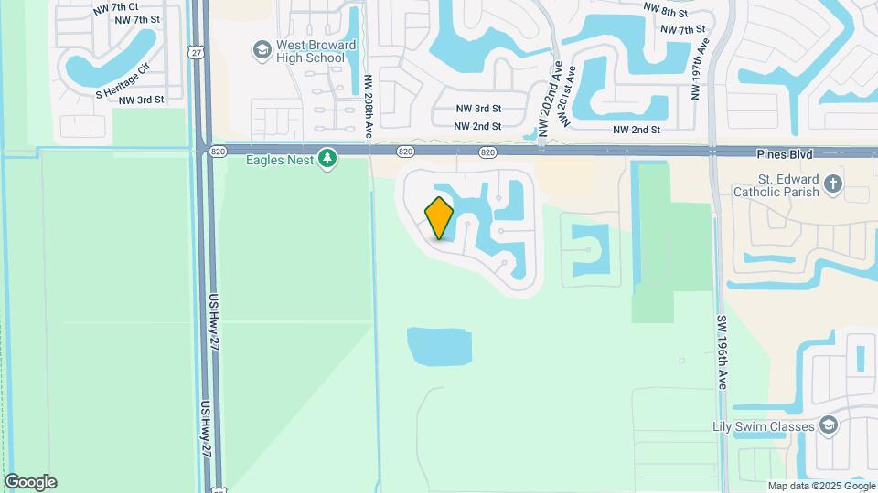 20585 SW 5th St Mapa y Detalles de la Ubicación