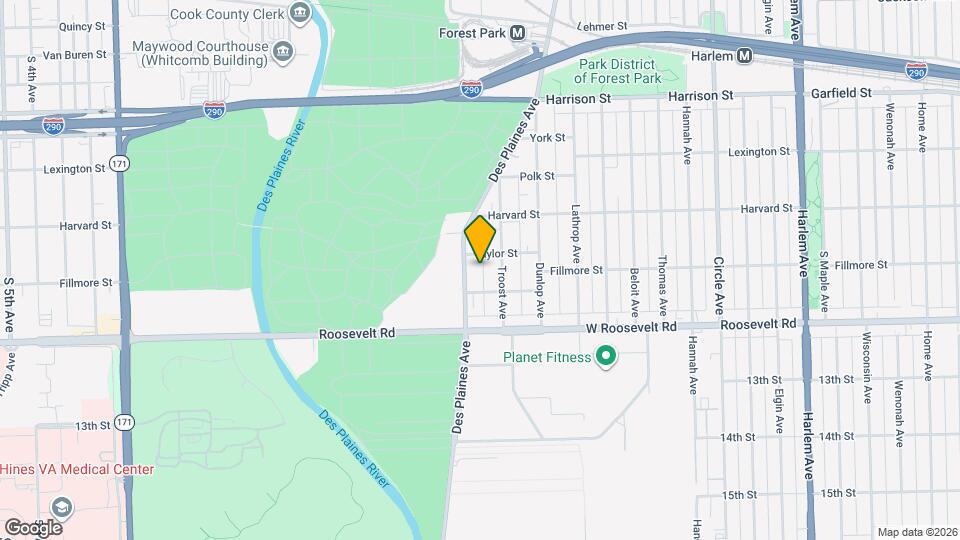 1056 Des Plaines Ave Map and Location Details