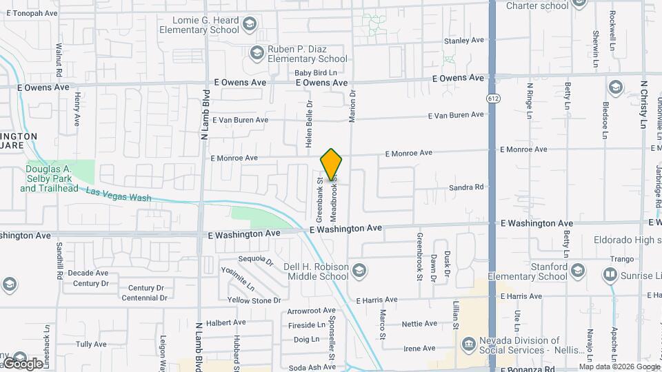 1108 Meadbrook St Map and Location Details