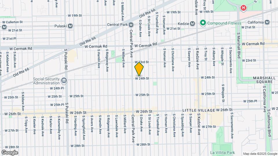 2356 S Drake Ave Map and Location Details
