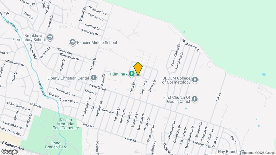 2304 Hunt Dr Map and Location Details