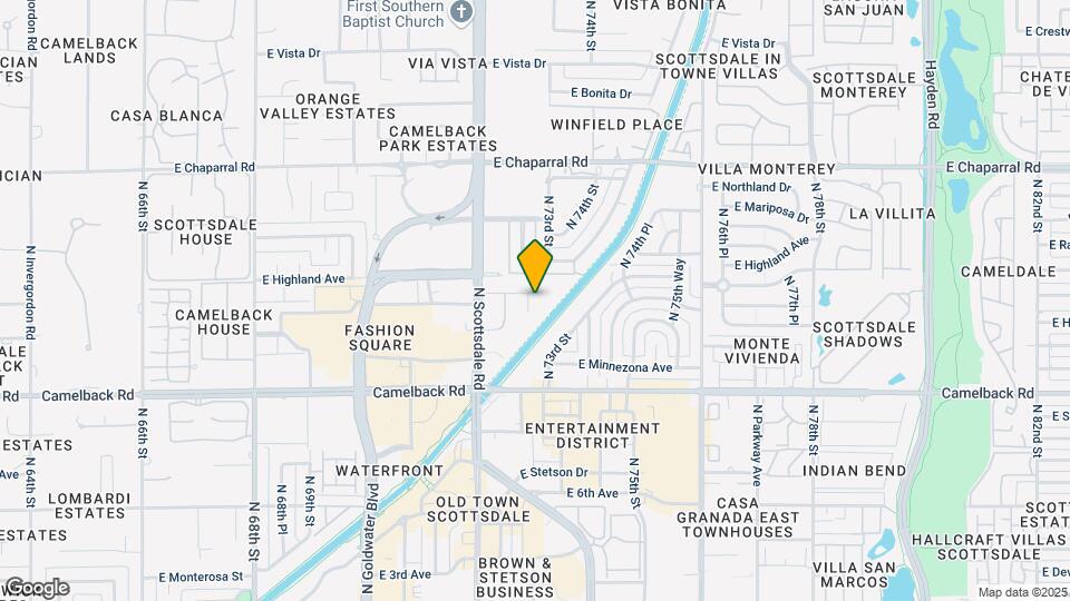 4747 N Scottsdale Rd Map and Location Details