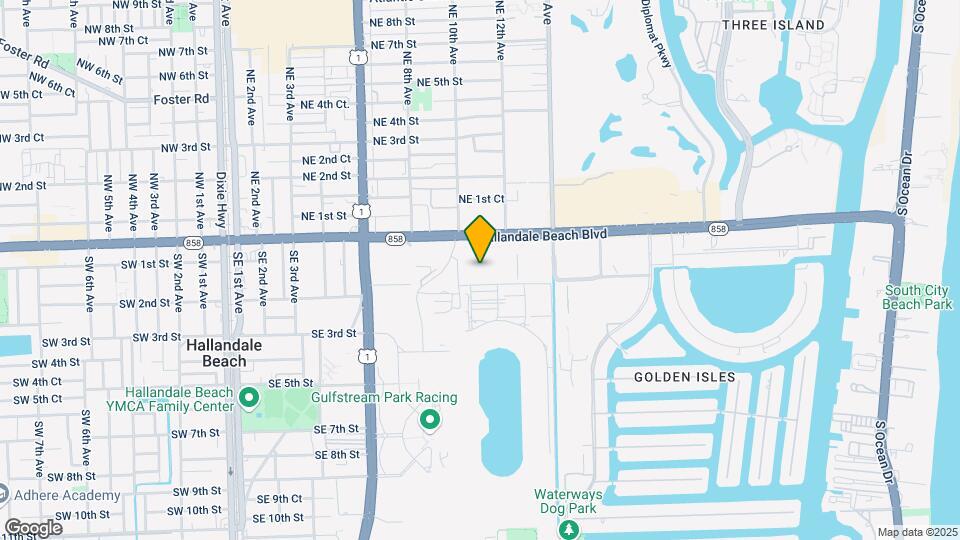 Hallandale Oasis Map and Location Details