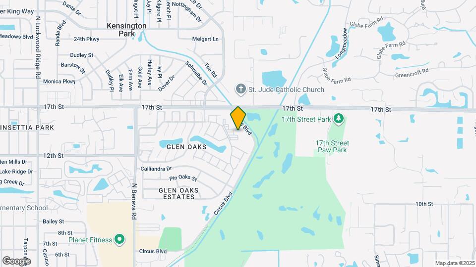 1330 Glen Oaks Dr E Map and Location Details