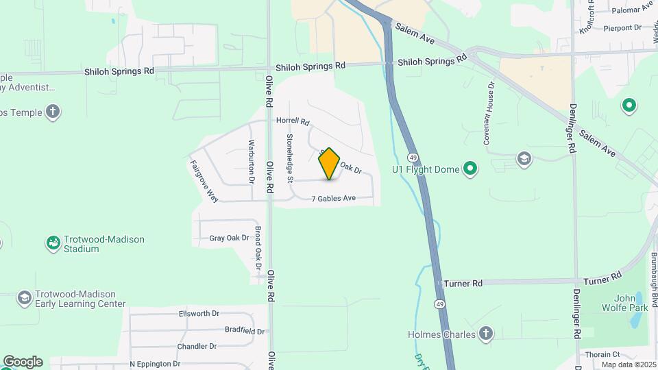 5834 Shady Cove Ln Map and Location Details