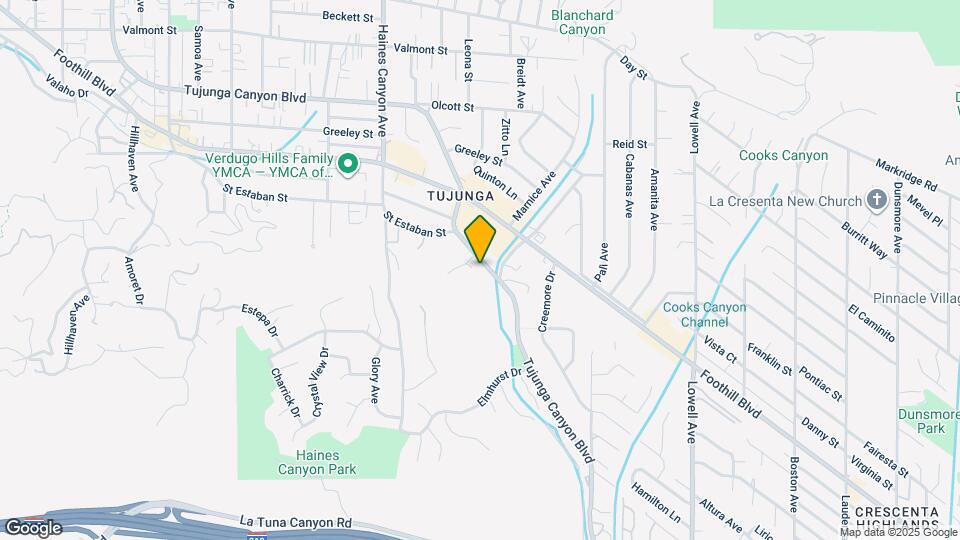 9717 Tujunga Canyon Blvd Map and Location Details