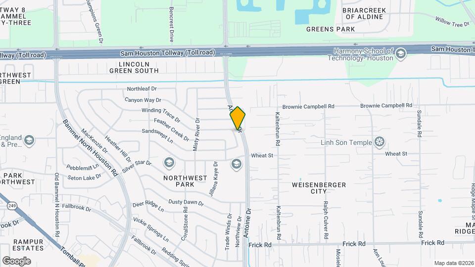 10522 Northview Dr Map and Location Details