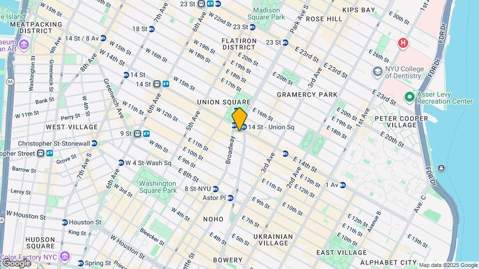52 E 14th St Map and Location Details