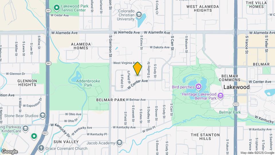 582 S Everett Ct Map and Location Details