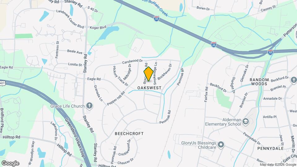 4804 Yorkwood Dr Map and Location Details