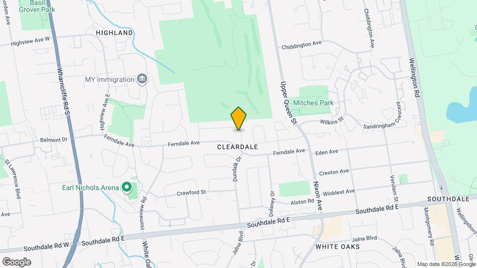 21 Vincent Crescent Map and Location Details