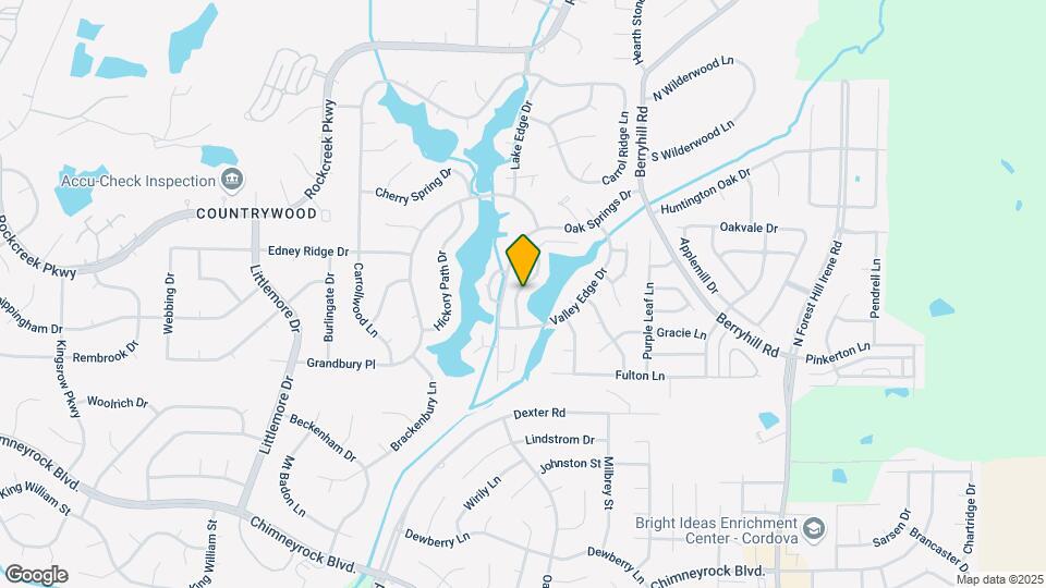 2216 Lake Springs Ln Map and Location Details