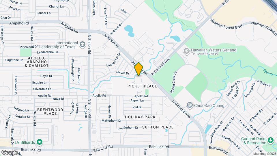 3923 Brandon Park Dr Map and Location Details