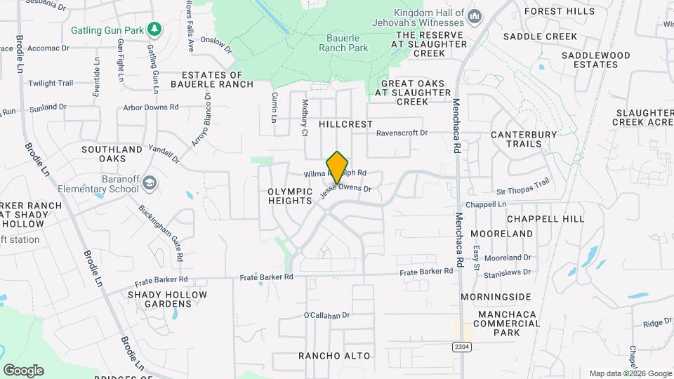 2207 Jesse Owens Dr Map and Location Details