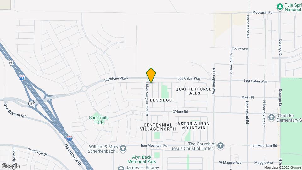 9841 N Fast Elk St Map and Location Details