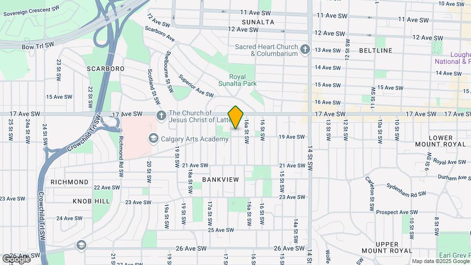 1716 19th Ave SW Map and Location Details